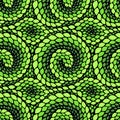 Snake skin texture. Seamless abstract pattern with colorful rhombuses.
